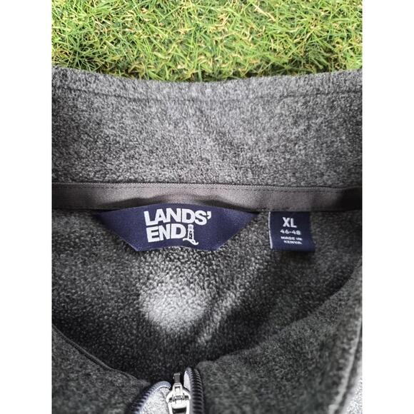 Lands End Grey Sweater Vest Size Xl - Picture 3 of 4